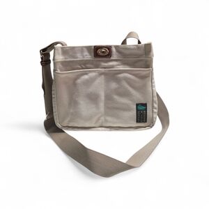 Dooney & Bourke Canvas 28 Cream Crossbody Bag